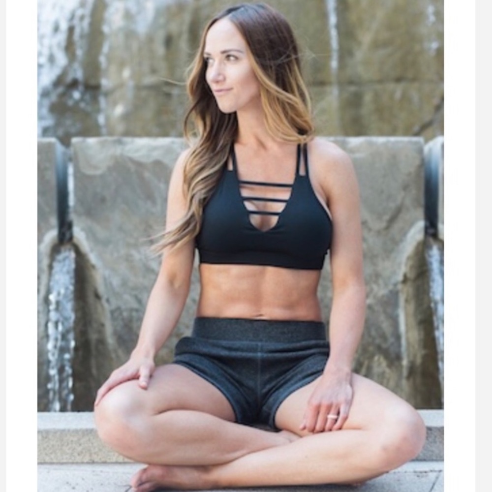 Zyia Black Grid Bra